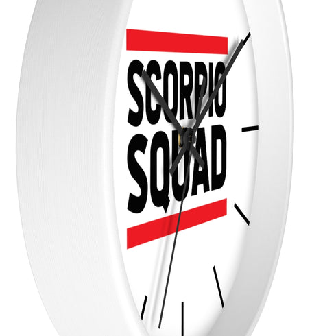 Scorpio Squad Wall clock